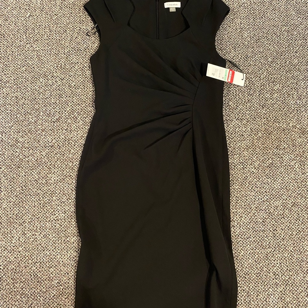 Calvin Klein formal black dress